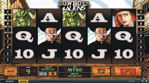 Cowboys & Aliens Slot Machine .